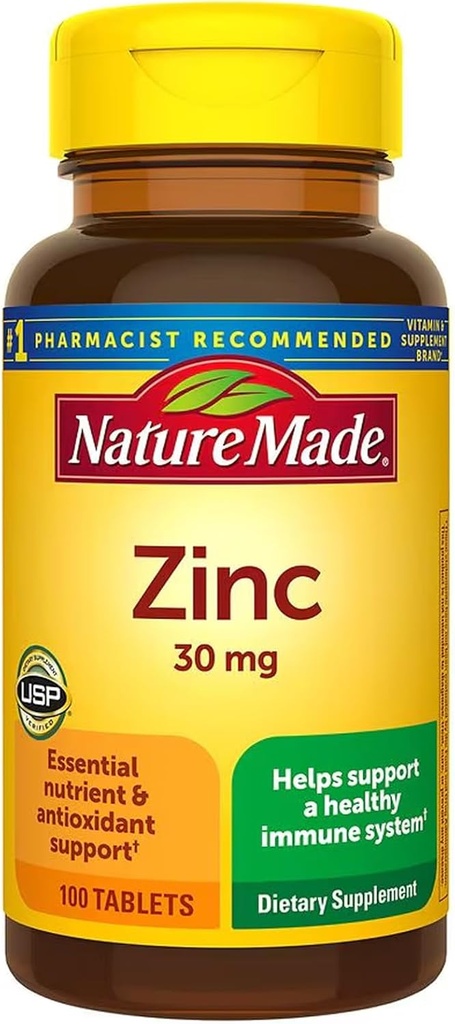 Nature faite de zinc 30 mg (paquet de 4)