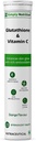 Glutathion avec vitamine C, pour une peau saine et jeune - Même tonus de peau pour les hommes et les femmes. Sans sucre, saveur orange, 15 comprimés effervescents (paquet de 1)