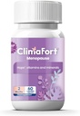 Climafort 60 jours d'approvisionnement à la ménopause Relief Pills. Relief naturel pour les éclairs chauds, les sueurs nocturnes, les échangismes d'humeur et l'équilibre hormonal.