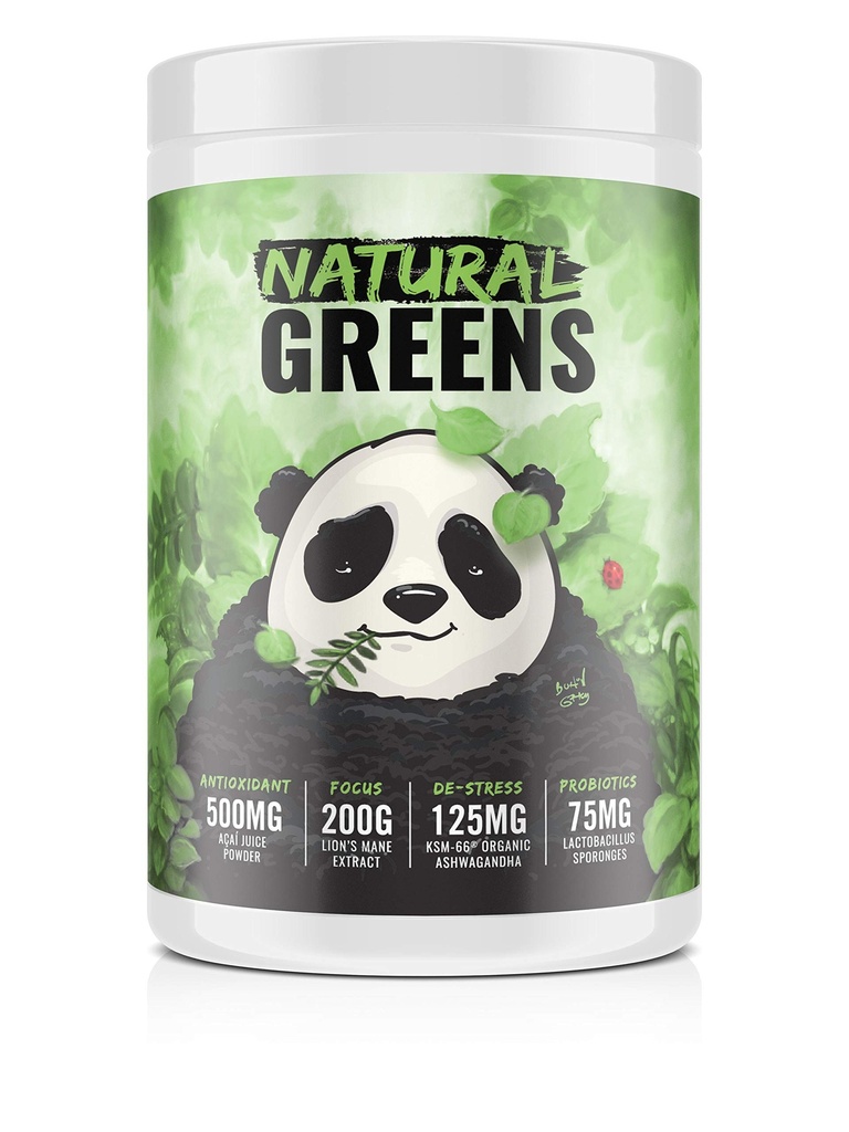 Underground Bio Labs/Panda Supps: Tous les SURFOOD Naturels: Verts, Rouges, Ors,Probiotiques,Ashwagandha et Lion's Mane, pour la santé et le bien-être 13.76 Oz (Pineapple)