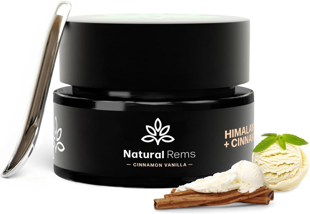 Rems Naturels Cinnamon Vanilla Aromatisé biologique Shilajit - Pure Himalayan Organic - Pure Fulvic Acid Supplement - Shilajit Energy and Focus Supplément - Compléments de santé holistiques...