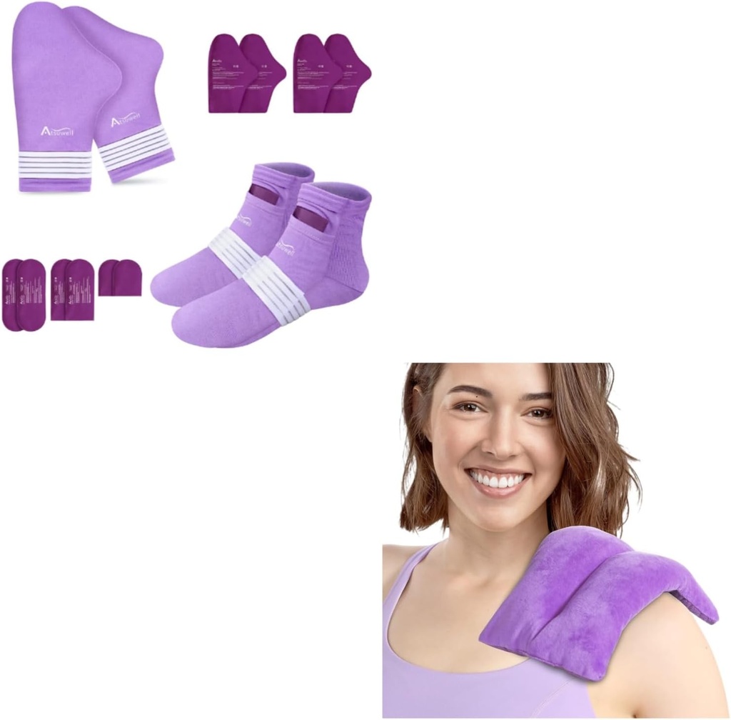 La chimiothérapie Atsuwell doit avoir pour les femmes et les hommes & 6 x 11 Plaquette chauffante Microwavable pour les crampes, le cou et les épaules