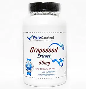 Extrait de graines de raisins 50mg // 100 Capsules // Pure // par Suppléments PureControl