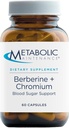 Entretien métabolique Berbérine + vitamine C et magnésium - Chrome 200mcg pour la santé cardiaque et le soutien immunitaire