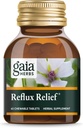 Gaia Herbs Relief Relief - avec la racine de marshmallow, la camomille, l'aloès, la réglisse et la potence élevée - aide avec les brûlures d'estomac occasionnelles et l'indigestion de soulagement - 45 comprimés à croquer (approvisionnement de 45 jours)