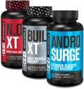 Jacked Factory N.O. XT Supplément à oxyde nitrique, build-XT Muscle Builder, & Androsurge Estrogen Blocker pour les hommes