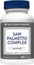 Saw Palmetto Complex 160mg - Supplément pour la santé de la prostate, facile à avaler Softgels (100 Softgels) par The Vitamin Shoppe