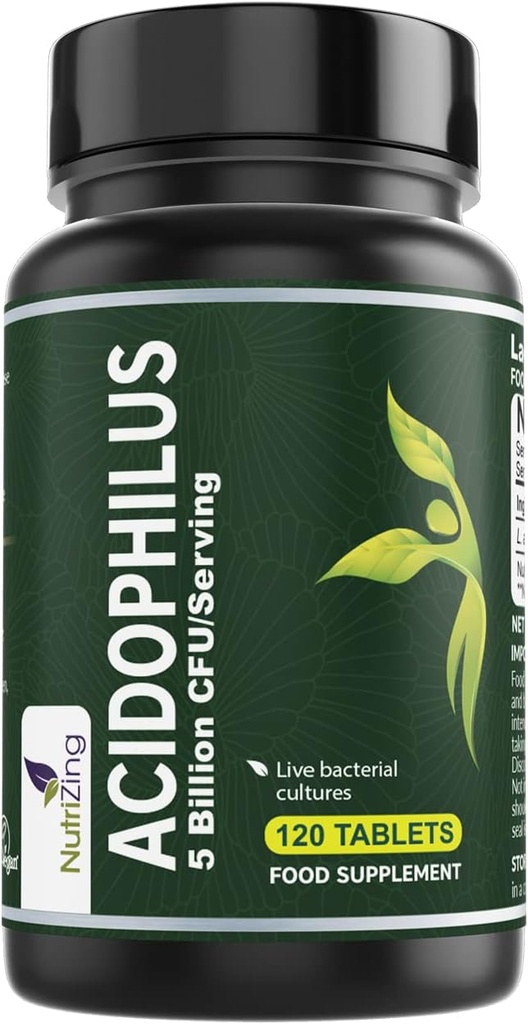NutriZing High Strength Lactobacillus Acidophilus 5bn UFC/Serveur