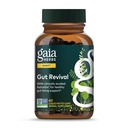Gaïa Herbes Gut Revival - Supplément digestif à base d'herbes pour soutenir la santé Gut - Fabriqué avec Astragalus, Gotu Kola, Jujube et plus - Exempte de lait, de soja et de gluten - 60 capsules de végétalien (60 portions)