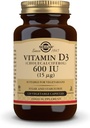 Solgar Vitamine D3 (Cholecalciferol) 15 mcg (600 UI), 120 capsules végétales - Aide à maintenir des os et des dents sains - Soutien immunitaire - Non-OGM, sans gluten, sans lait, sans casher, halal - 120 portions