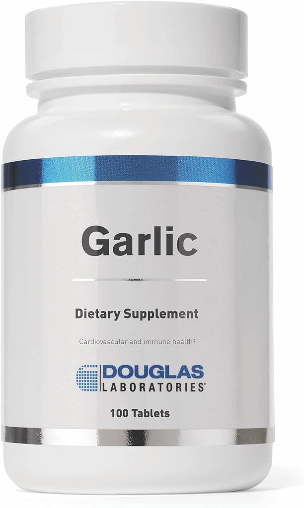 Douglas Laboratories Garlic (Odorless) | Supports Cardiovascular Health and Immunity | 100 Tablets
