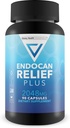Endocan Relief Plus - Natural Relief from Temporary Aches, Discomfort, & Swelling - Notre meilleure formule à base de plantes naturelles - Soutien complet du corps - Lutte contre les radicaux libres - Notre meilleur facteur de soulagement quotidien curcuma