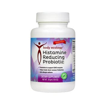 Écologie du corps Histamine Réduction Probiotiques Supplément diététique Poudre (30 grammes)