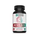 Zhou Méthyl B12 - Supplément de méthyl B-12 pour les femmes et les hommes, Vitamine B12 5000 mcg, Vegan Friendly, Énergie cellulaire et support de la fonction nerveuse, méthylcobalamine - 60 Micro Lozenges