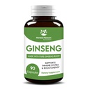Herbal Heaven Natural Energy and Focus Ginseng Capsules 90 Compte pour la vitalité et le bien-être - 100% de formule à base de plantes
