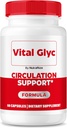 Capsules Glyc Vital - Formule officielle de soutien du sang, Nettoyant Vital Glyc Blood Vessel, Pilules Glyco Optimizer Vital, Soutient la santé et le bien-être, Poudre Glyc Vital (60 Capsules)