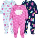 Simple Joys by Carter's girls Loose-Fit Flame Resistant Fleece Footed Pajamas