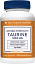 La vitamine Shoppe Taurine double force - Support du système cardiovasculaire et nerveux - 1000 MG (100 capsules végétariennes)