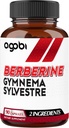 agobi Berberine Suppléments 500mg avec Gymnema Sylvestre - Formule super concentrée pour système immunitaire, santé de la circulation, digestion et production d'énergie - 90 Capsules