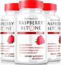 (3 Pack) Cétones framboises, Cétones framboises officielles pour la perte de poids, Keto formule tout-naturelle pour débloquer votre corps et des objectifs de remise en forme, RaspberryKetone 1200MG Supplément, Commentaires (180 Capsules)