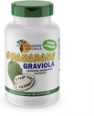 Sunshine Naturals Supplément Graviola. Soutien immunitaire, aide digestive, défense antioxydante et désintoxication. Promotion de la digestion saine, de la santé cellulaire et du bien-être général. 60 gélules.