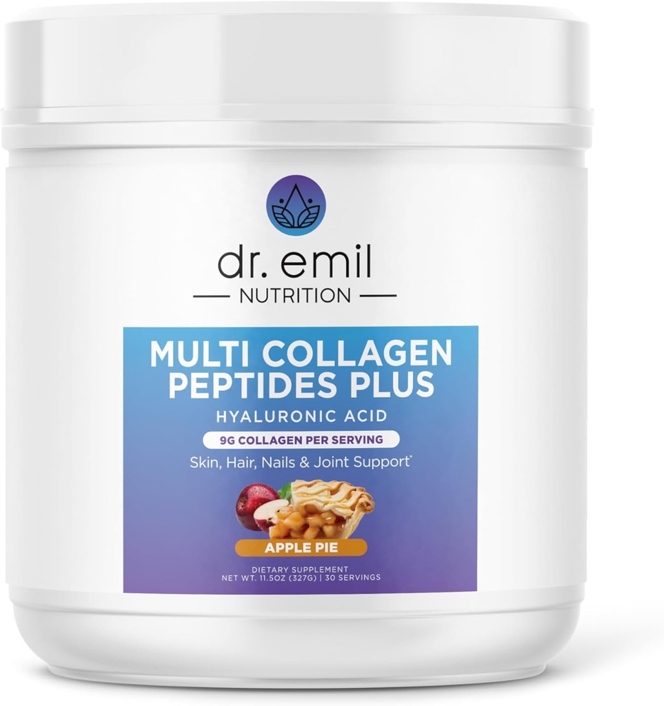- Oui. EMIL NUTRITION Multi Collagen Peptides Plus - Arôme de la tarte aux pommes 9g Collagène + Acide hyaluronique
