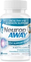 NeuropAWAY Eye Support Supplément 60CT avec Lutéine N-acétyl L-Carnosine S-acétyl Glutathion N-acétyl Cystiène Pterostilbène Lycopène Zeaxanthin pour soutenir une vision saine, aide le flou et les yeux secs