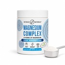 Magnesium Complex Powder - 8 Types of Magnesium, L-Threonate (Magtein), Glycinate, Malate, and More for Brain Health, Relaxation, Maximum Absorption - Unflavored, 30 Servings