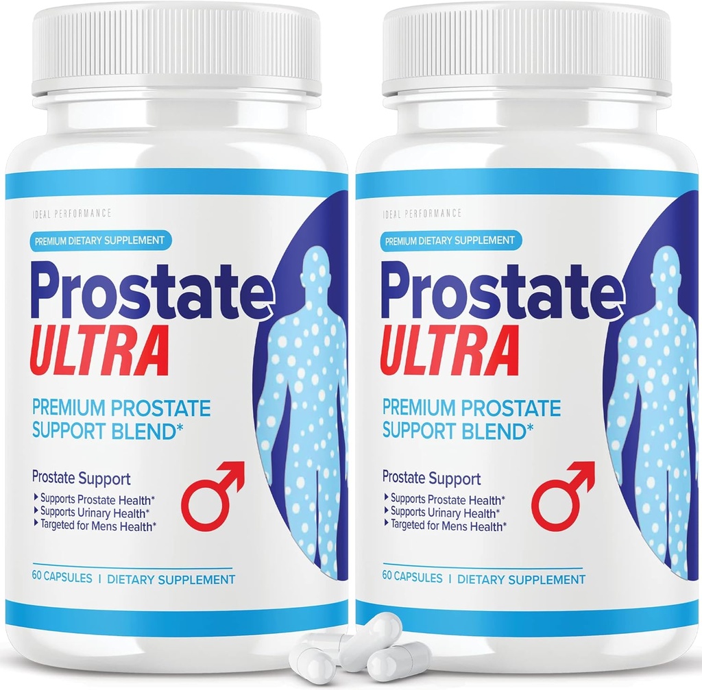 (2 Pack) Prostate Ultra Suppléments pour les hommes Prostate Health Formula (120 Capsules)