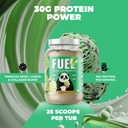 Underground Bio Labs Panda Carburant Premium Protein Whey,Hydrolyzed Collagen,Casein,Probiotiques, Enzymes, Keto Friendly,Time Release, 25 portions (2,5 livres, crème glacée au chocolat de menthe)