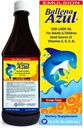Ballena Azul Aceite de Hígado de Bacalao para Adultos y Niños, huile de foie pour adultes et enfants, bonne source de vitamines A,D,E, B1, supplément alimentaire, Omega 3, stimuler le système immunitaire (ORANGE 15 OZ)