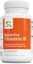 Terry naturellement BioActive Vitamine B - Aide à la santé cardiaque avec les vitamines bioactives B - Supplément avec le folate et le calcium - B Vitamine complexe pour aider la fonction du système nerveux - 60 capsules