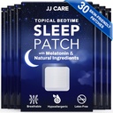JJ CARE Sleep Patches 30 PCS, Aides au sommeil pour les adultes Extra Strength, naturel et sans toxines Sleep Patch, Melatonine Patch pour usage quotidien, Melatonine Natural Patch pour soutien au sommeil