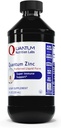 Quantum Nutrition Labs Zinc - gouttes de zinc liquide, suppléments de zinc, teinture de zinc pour adultes, 25mg de sulfate de zinc par portion pour la fonction métabolique et le soutien immunitaire - 8 Fl Oz bouteille