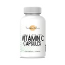 Capsules de vitamine C pures, de maïs et sans OGM de 1000 mg de vitamine C par capsule de 200 capsules