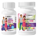 BariatricPal 30-Day Bariatric Vitamin Bundle Multivitamin ONE 1 per Day! Chewable with 45mg Iron - Mixed Berry and Easy Swallow Calcium Citrate (600mg) and D3 Coated Tablets