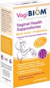 Suppositoires d'acide borique VagiBiam avec Lactobacillus : Microbiome Flora Balance; Balance et Nourrits Flore saine; Sans Paraben-Free Preservative (5count)