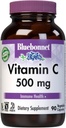 Bluebonnet Nutrition Vitamin C 500 mg Vegetable Capsules, Ascorbic Acid, for Immune Health & Skin Health, Vegan, Vegetarian, Non GMO, Gluten Free, Soy Free, Milk Free, Kosher, 90 Vegetable Capsules