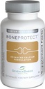 BoneProtect – Advanced Bone Health Supplement with Calcium Citrate, Vitamin D3, K2 (MK‑7), Magnesium and Antioxidants – Supports Bone Density, Heart and Colon Health – 120 Capsules