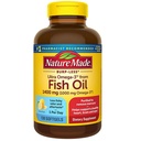 Nature faite Ultra Omega-3 Huile de poisson sans Burpless 1400 mg Softgels w. Omega 3 1000 mg 130 Ct