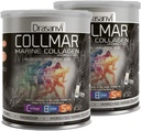 Drasanvi 2 Pack Collmar Collagène marin hydrolysé avec poudre de magnésium 300g Vanilla Flavor - Suppléments espagnols pour une peau saine cartilage et os - aide à réduire la fatigue et la fatigue