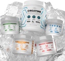 Ensemble - Turkestérone & Tongkat Ali + Fadogia Agrestis + Créatine + Sulforaphane + TUDCA - Boost Stamina, croissance musculaire, santé du foie, fonction cognitive et detox - Fabriqué aux États-Unis