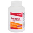LEADER Multivitamine prénatale à 800 mcg d'acide folique et nutriments essentiels pour une grossesse et un développement foetal sains, DHA, Vitamine à haute puissance pour les femmes enceintes, soutien quotidien, 365 capsules