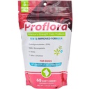 Probiotiques pour chiens - Complete Gut Health & Immune Support. Facile à utiliser Probiotiques Digestifs Multi-Strain. Transitions diététiques plus faciles, peau et manteau plus sains et aide à traiter la diarrhée. 60 chews doux