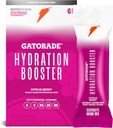 Gatorade Hydration Booster Electrolyte Drink Mix Powder Packets, Citrus Berry, Advanced Electrolyte Blend, No Added Colors, No Artificial Sweeteners, Essential Vitamins A, C, B3, B5, B6, Makes 20 Fl Oz, (6 Pack)