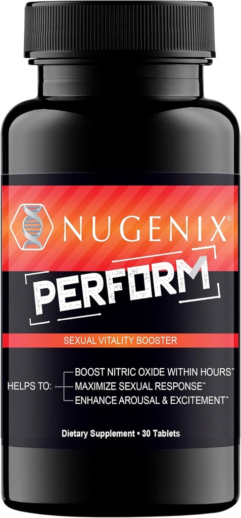Nugenix Perform, oxyde nitrique et booster de vitalité pour les hommes - 30ct
