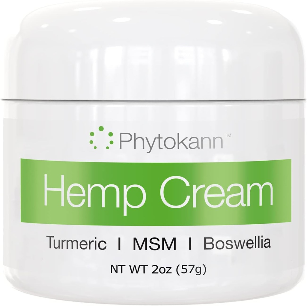 Crème de chanvre - Crème d'extrait de chanvre naturel pour le dos, l'articulation et le muscle support & douleur. Fabriqué aux États-Unis avec huile de chanvre et extrait de chanvre, curcuma, MSM et Boswellia - 100% naturel