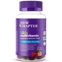 Nouveau chapitre Gummies multivitamines pour enfants - 65% Moins de sucre, Vitamines gommées pour enfants avec des vitamines C, D3 et zinc, non-OGM, sans gluten, Berry-Citrus, 60ct