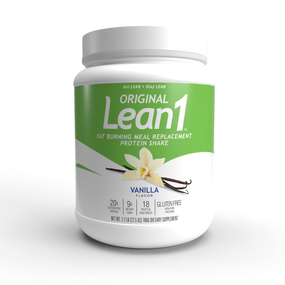 Alimentation 53 Lean 1 Fat Burning Protein Shake, Vanilla Flavor, 15 Tub