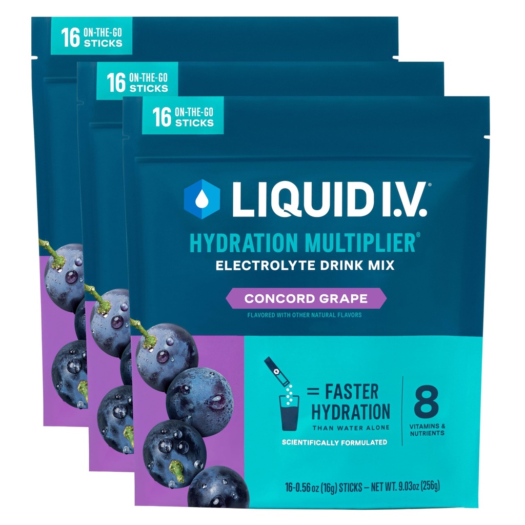 Multiplicateur d'hydratation I.V.® liquide - Concord Grape